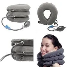 3 Layers Neck Traction Inflatable Neck Protector Support.