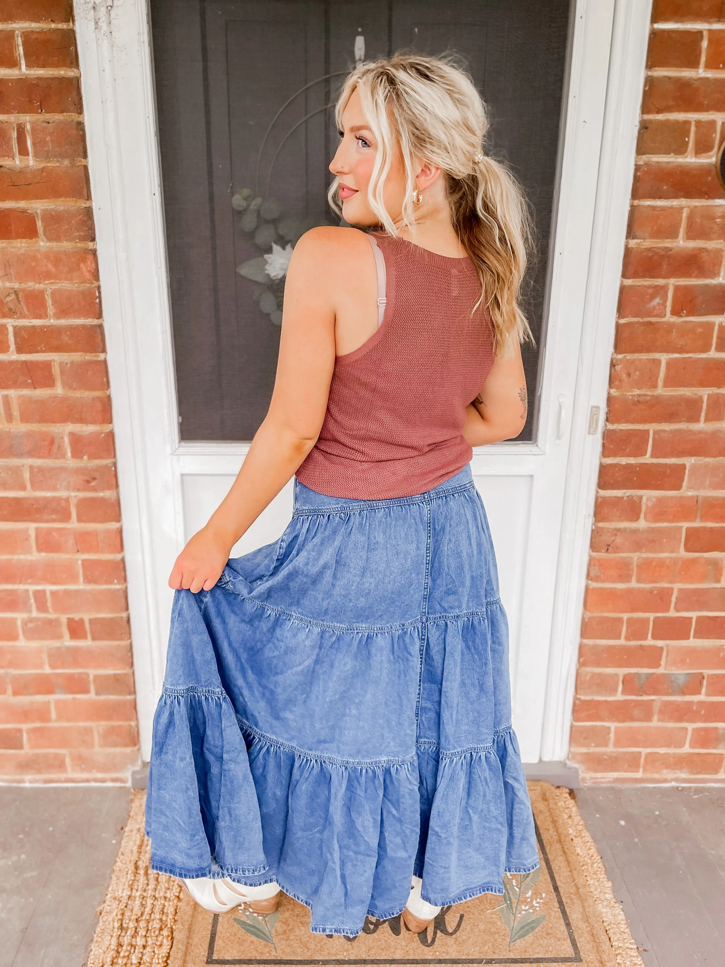 All a Dream Denim Skirt