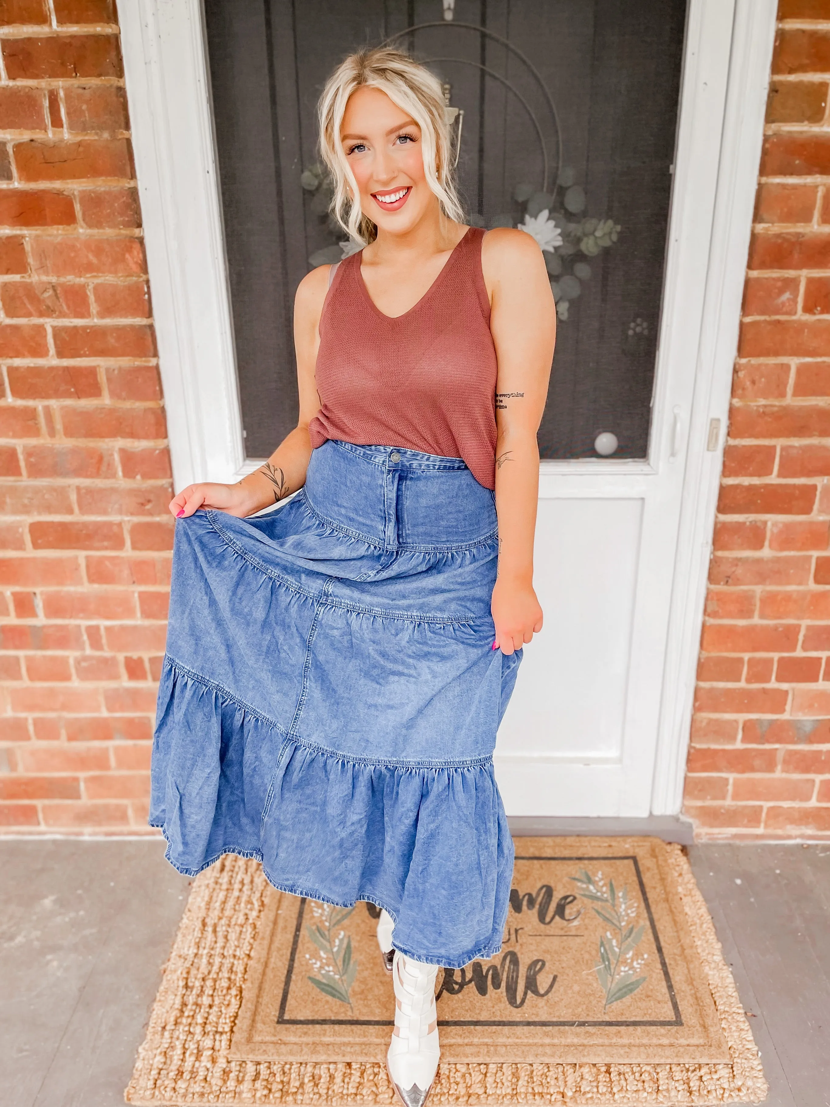 All a Dream Denim Skirt