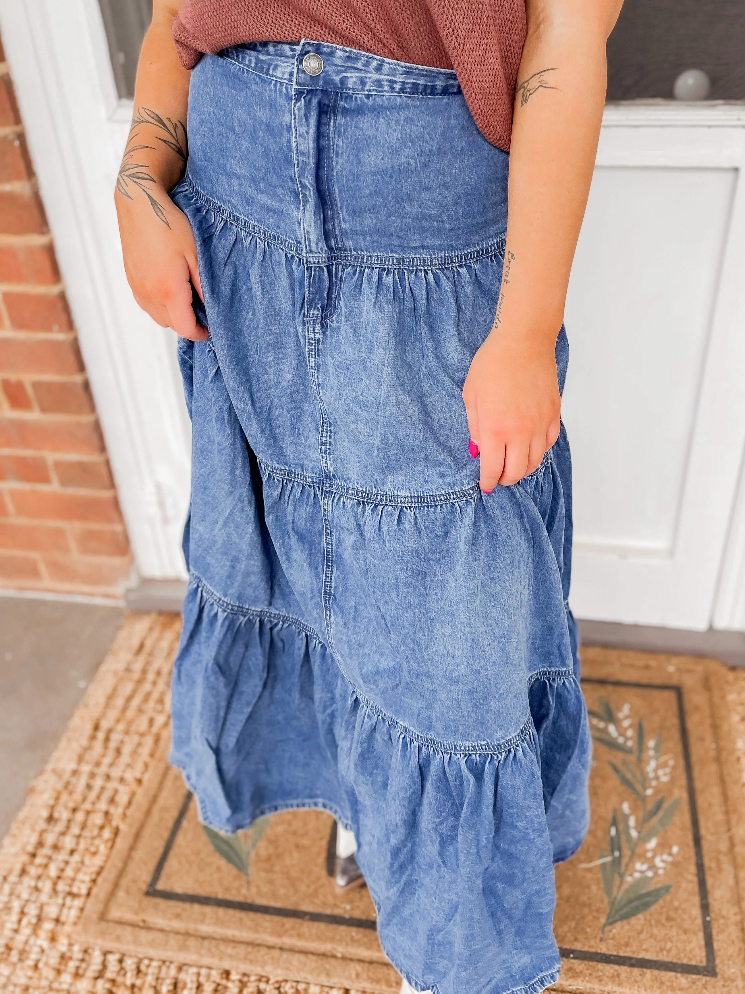 All a Dream Denim Skirt