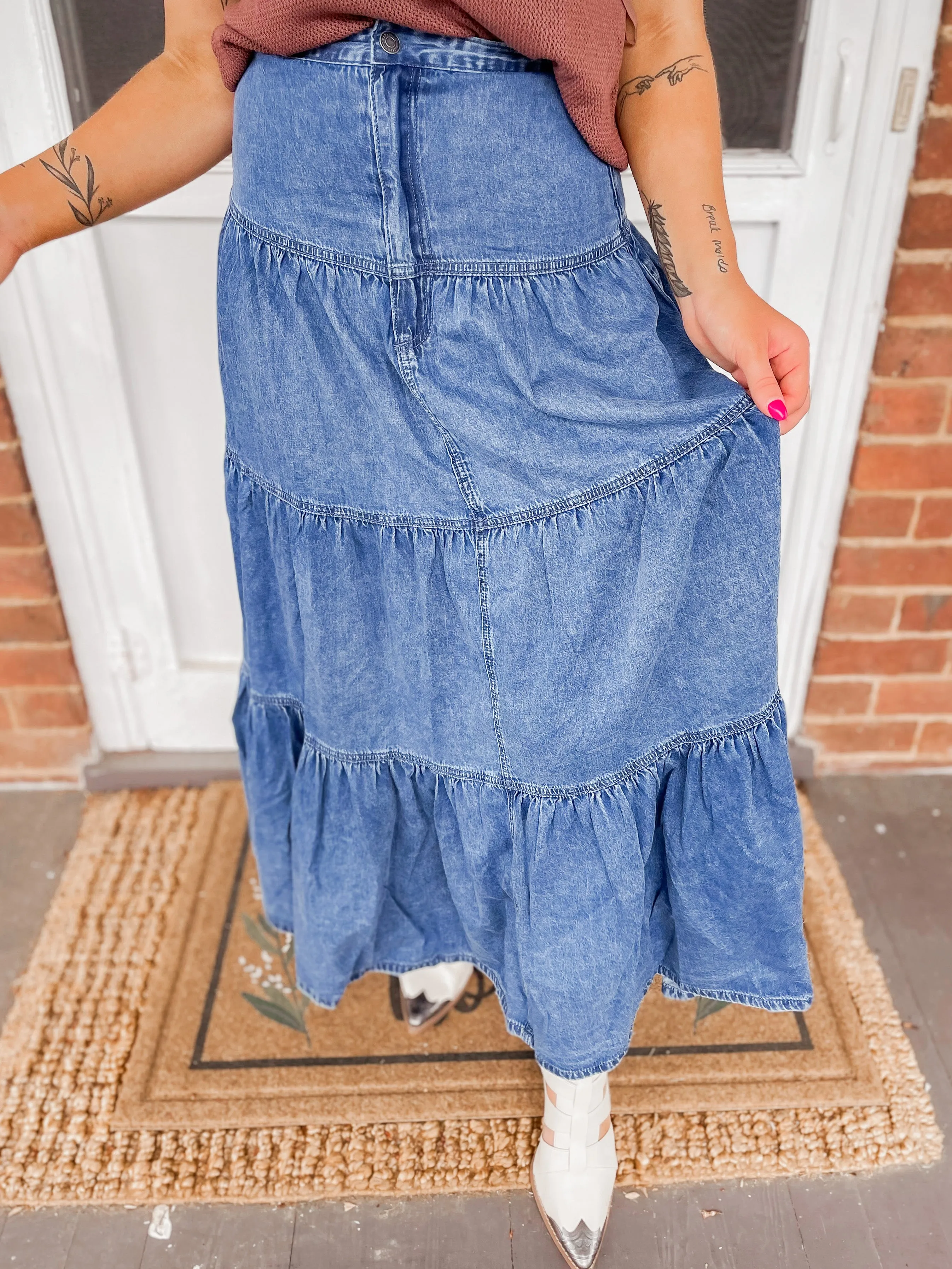 All a Dream Denim Skirt