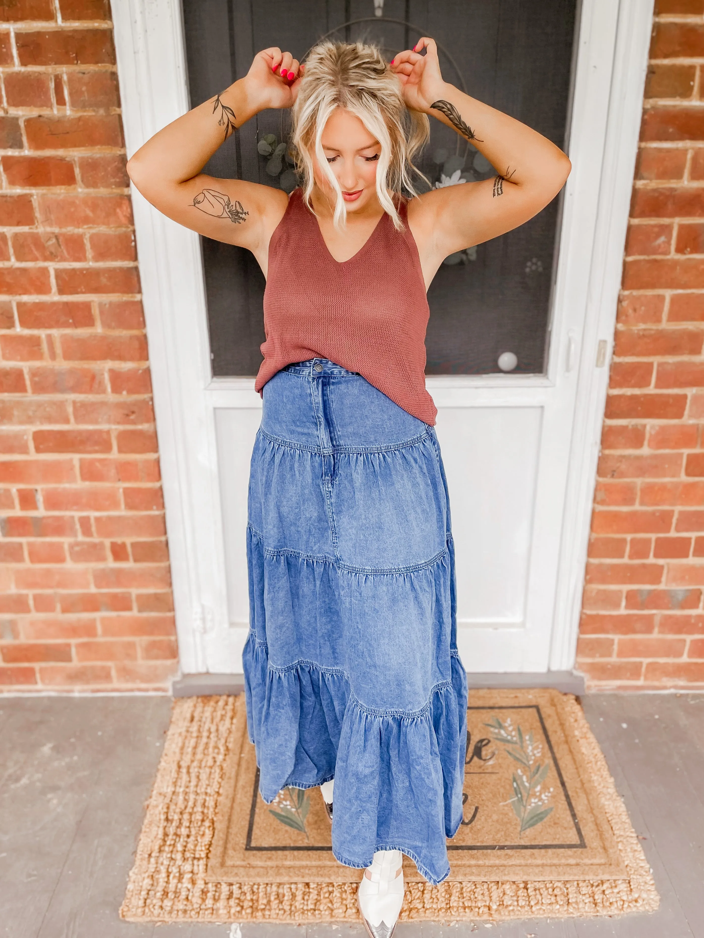 All a Dream Denim Skirt