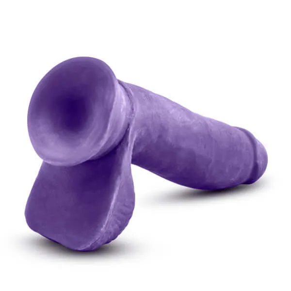 Au Naturel Bold Pleaser 7 inches Dildo Purple