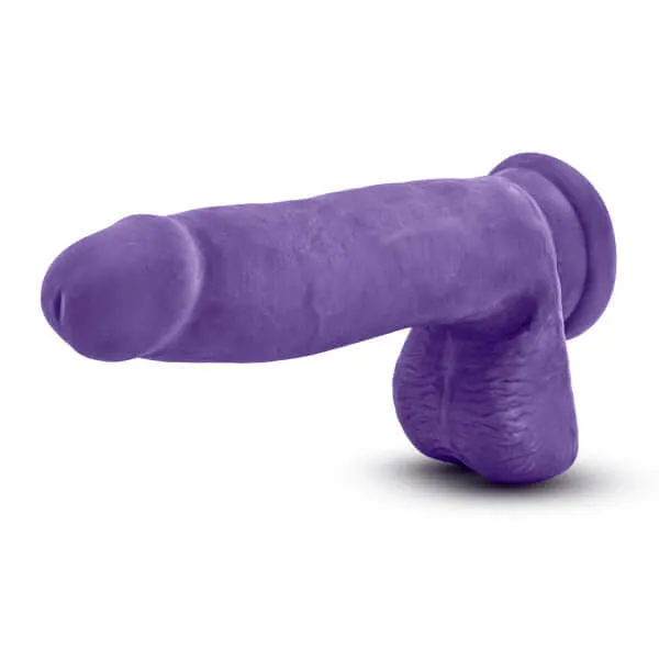 Au Naturel Bold Pleaser 7 inches Dildo Purple