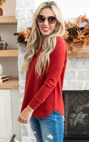 Basic Boat Neck High Low Sweater