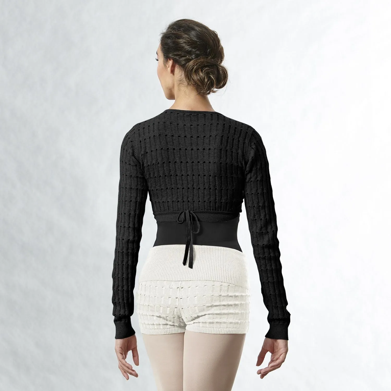 Bloch Long Sleeve Knitted Wrap Top