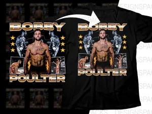 Bobby Poulter Fighting Champion Graphic Png Digital Download