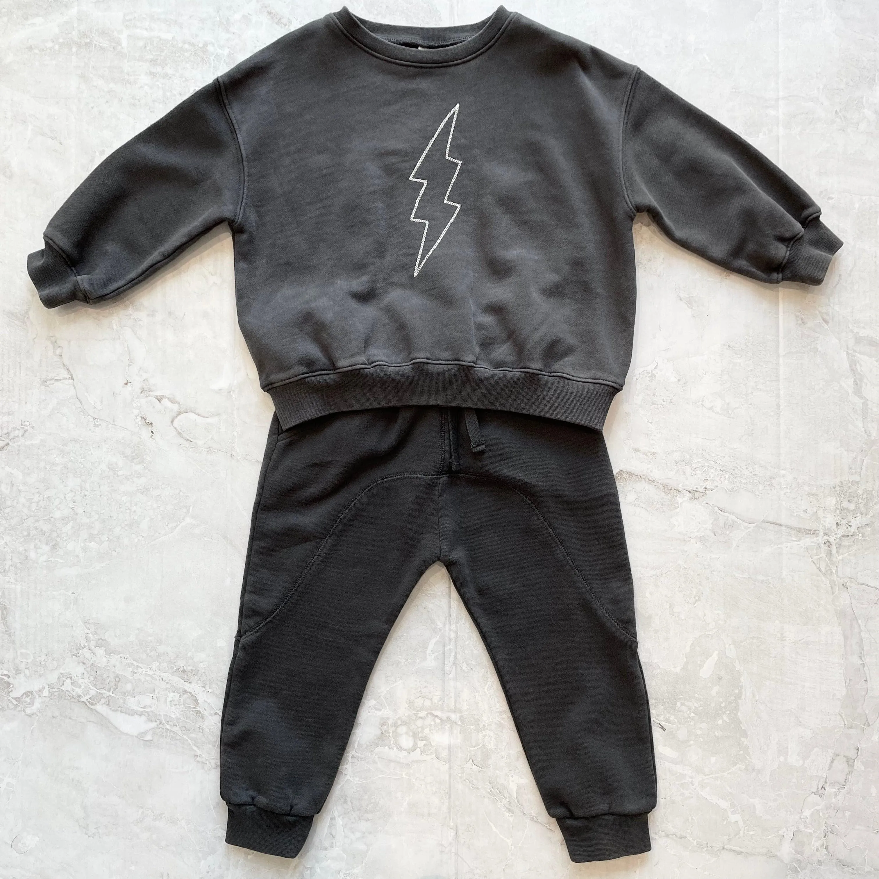 Boys Sets | Relaxed Sweatsuit - Bolts | Rylee and Cru