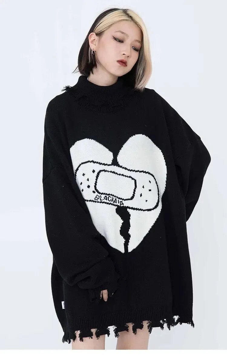 Broken Heart Sweater