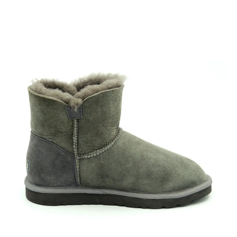 Classic One Button Ugg Boot - Grey