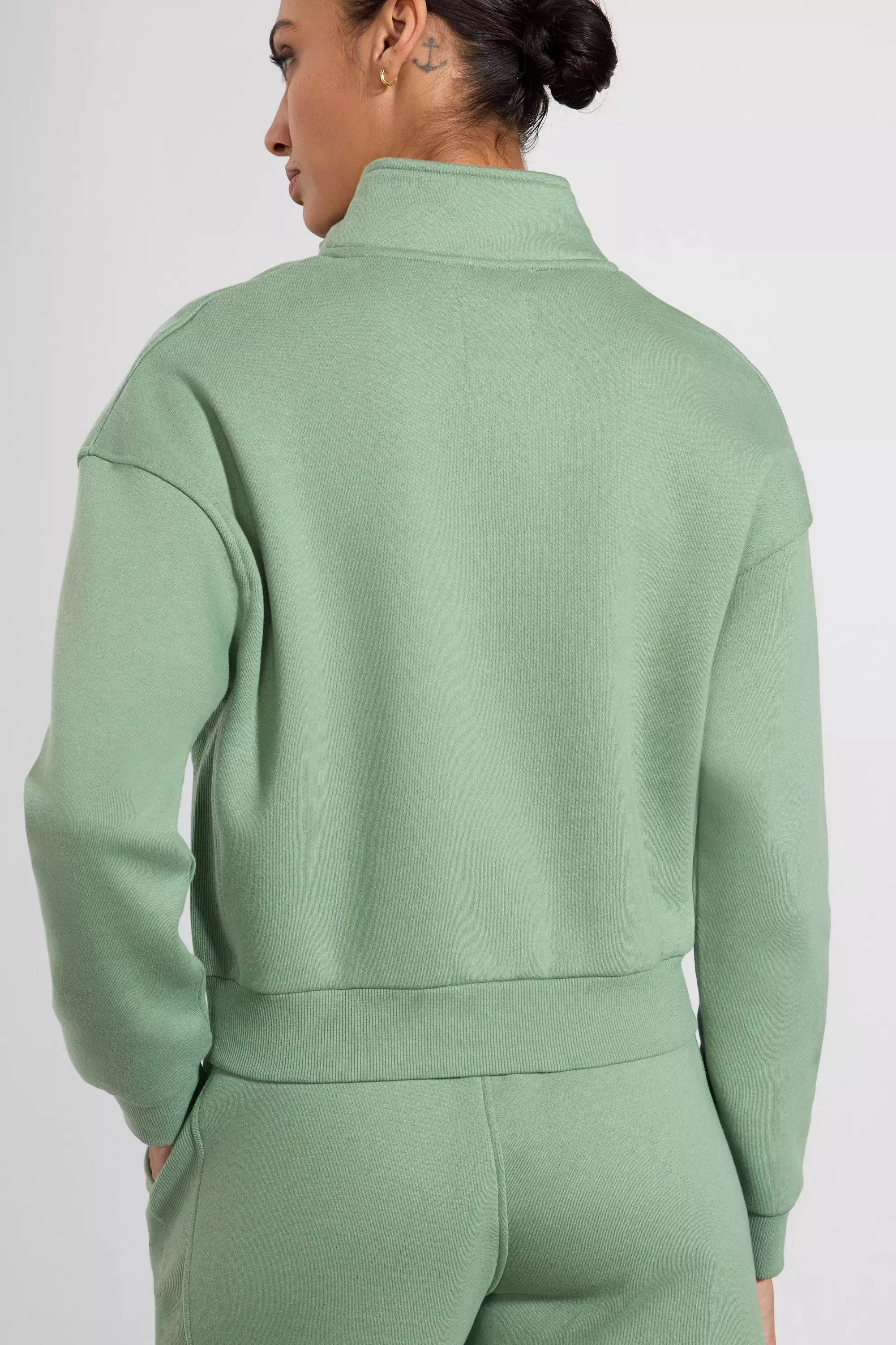 Comfort Fleece 1/4 Zip  - Hedge Green