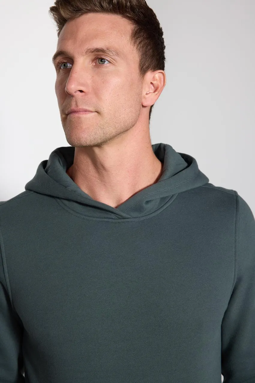 Comfort Men's Fleece Pullover Hoodie - Bay Leaf