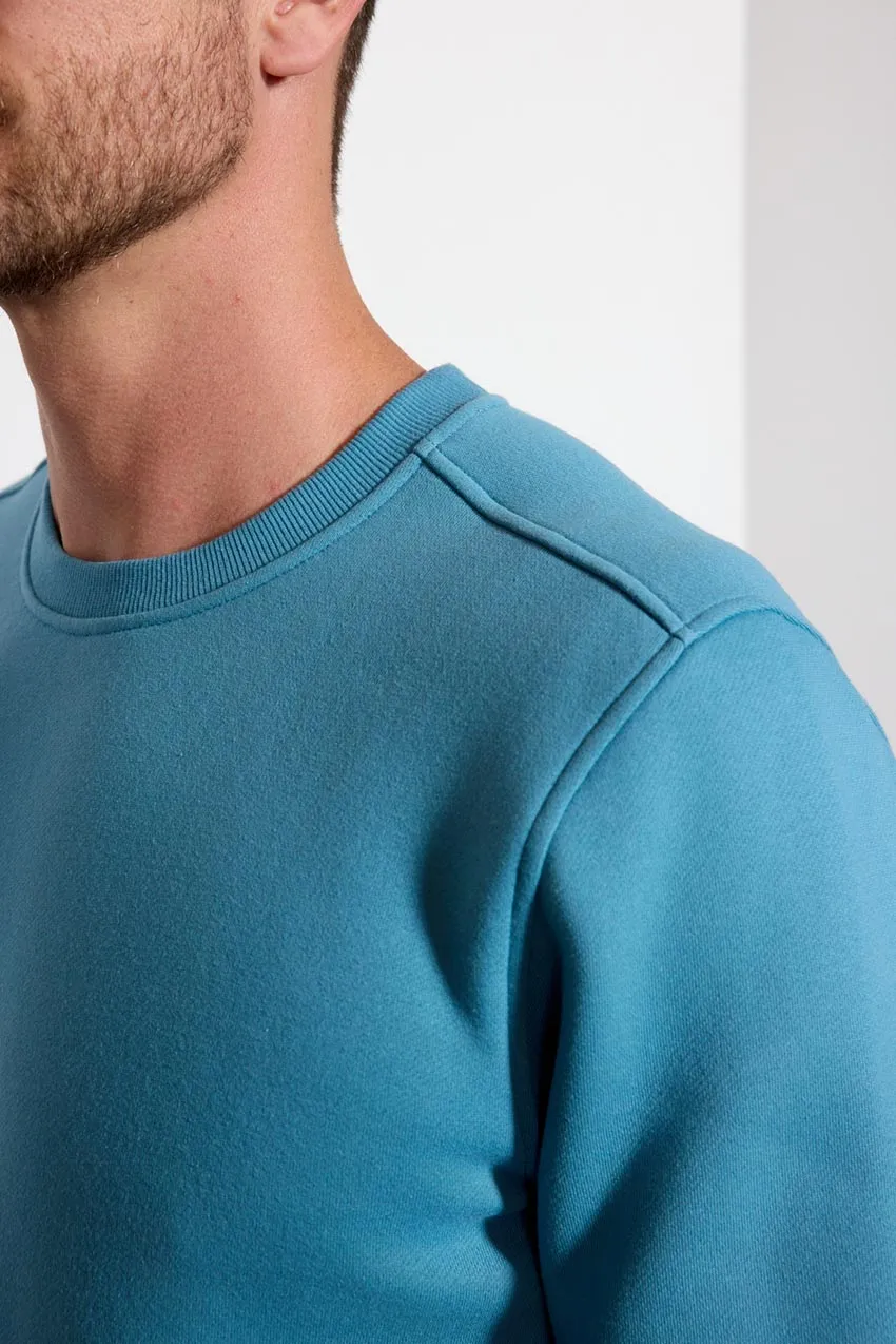 Comfort Men's Fleece Sweatshirt - Adriatic Blue