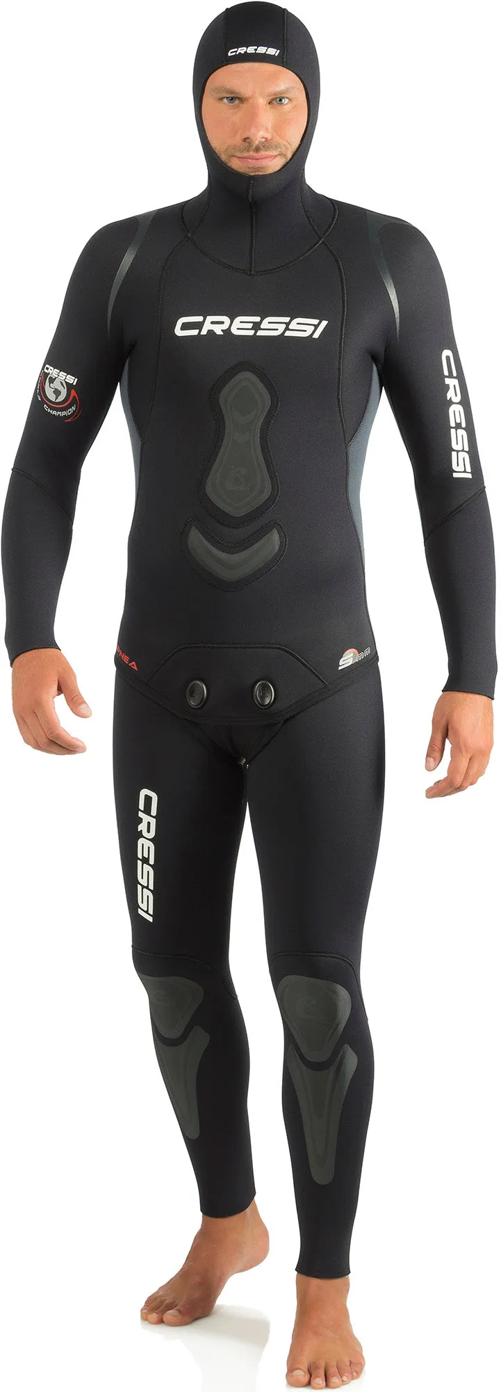 Cressi 3.5mm Apnea Wetsuit, Black