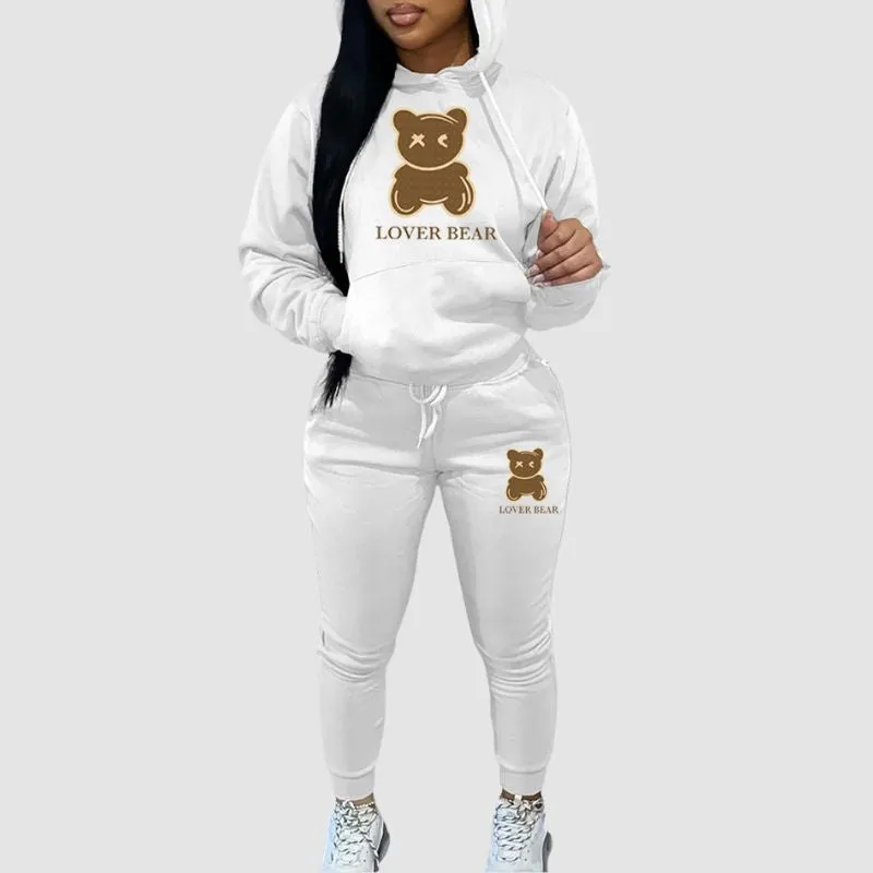 Cute Bear Printed Set