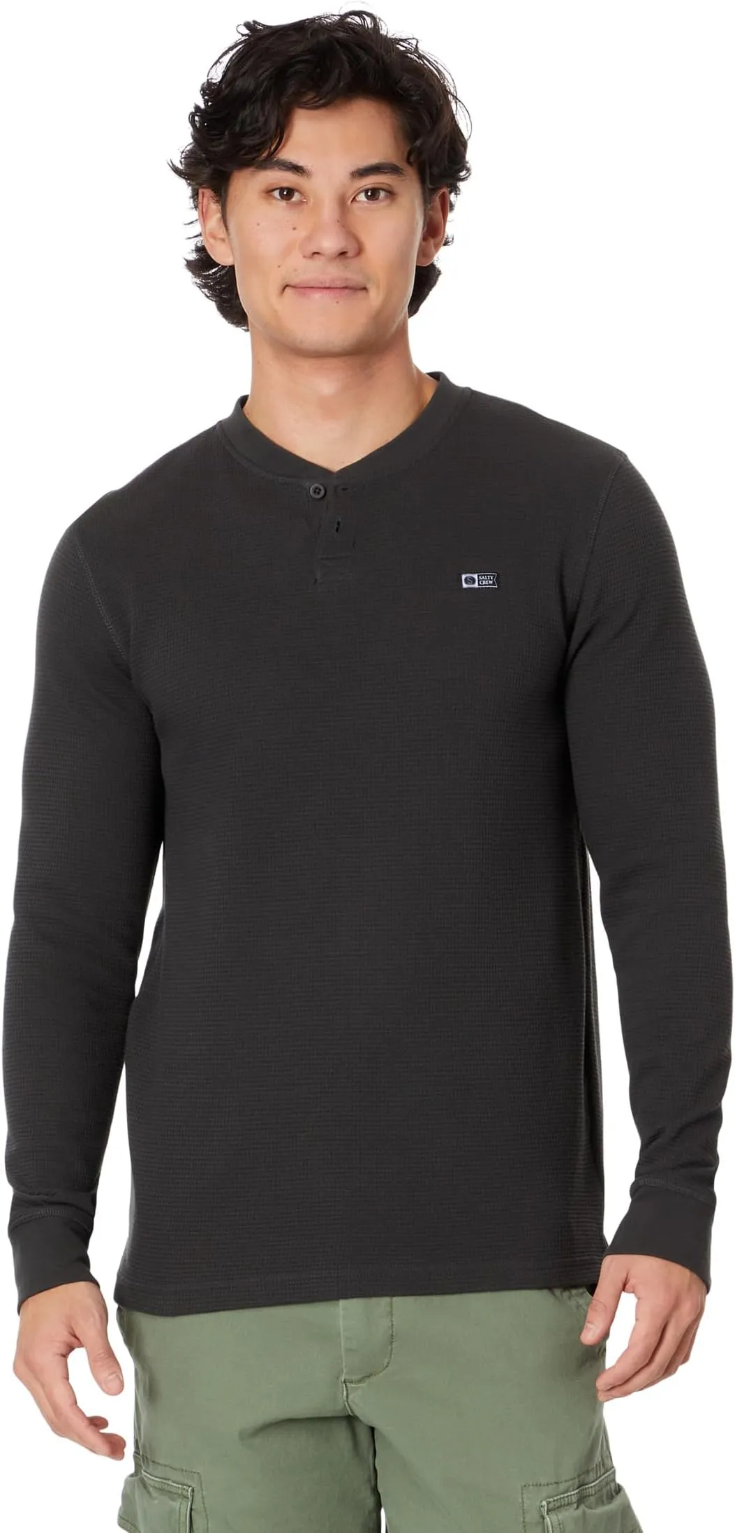 Daybreak 2 Long Sleeve Salty Crew Thermal Underwear, Faded Black