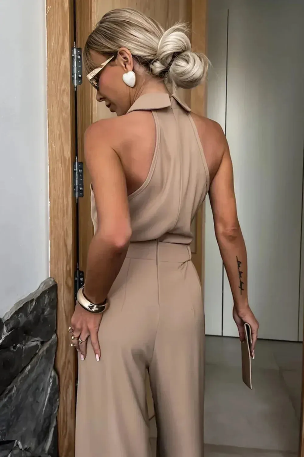 Elegant Halter Neck Jumpsuit