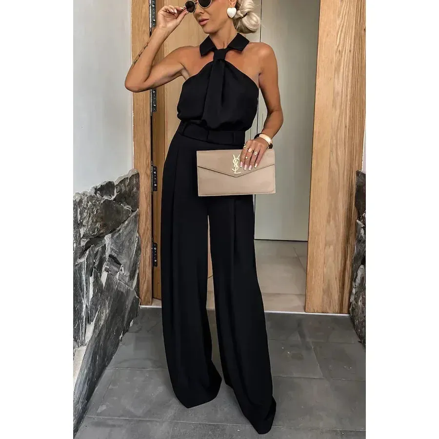 Elegant Halter Neck Jumpsuit