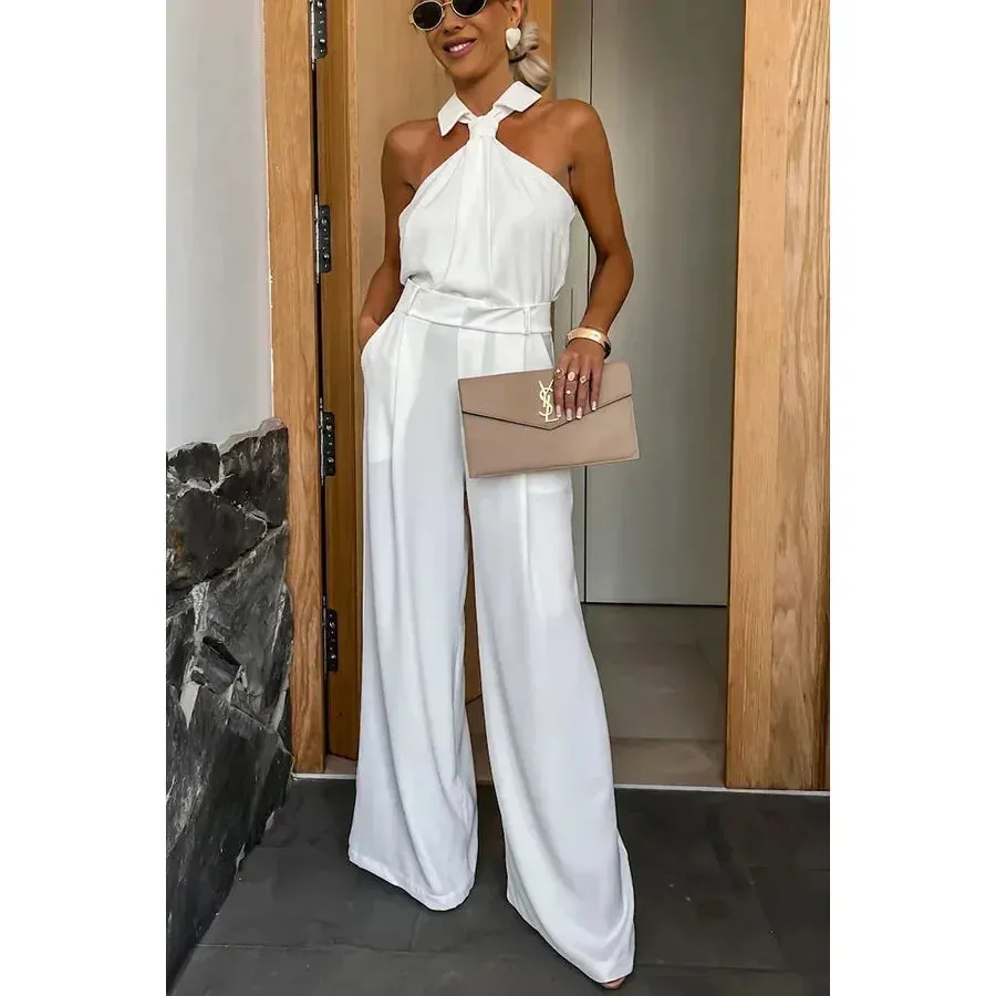 Elegant Halter Neck Jumpsuit