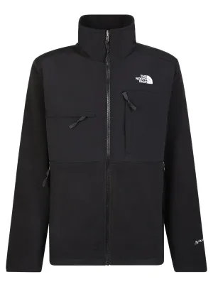 Fleece jacket with iconic logo black