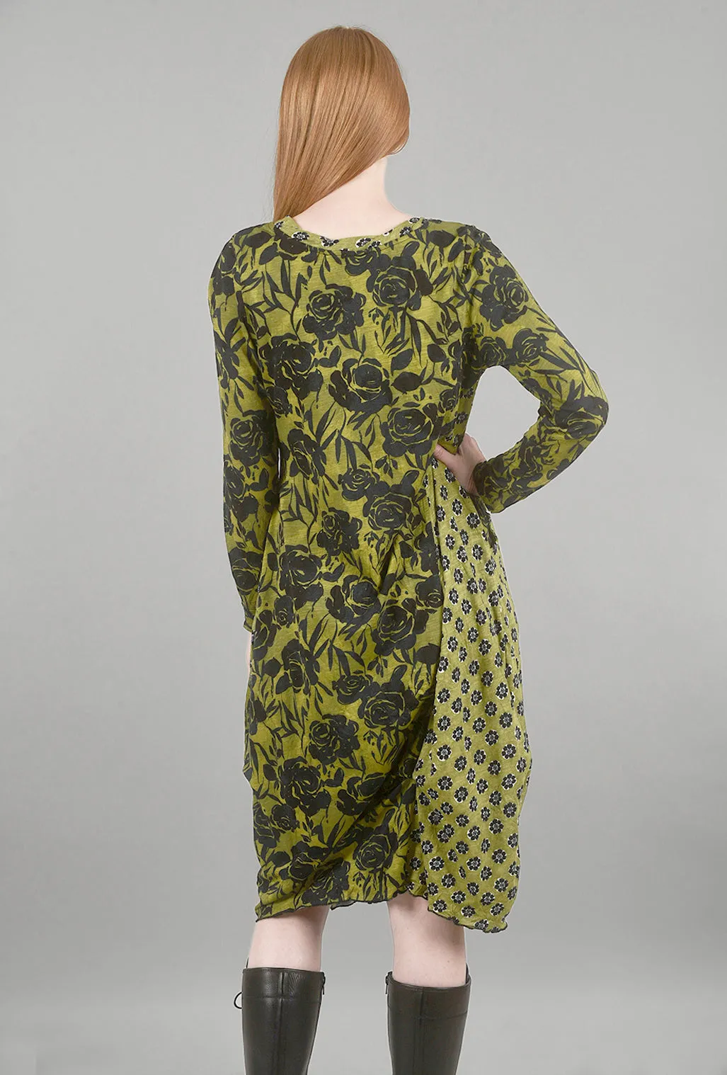 Floral FX Anytime Dress, Moss