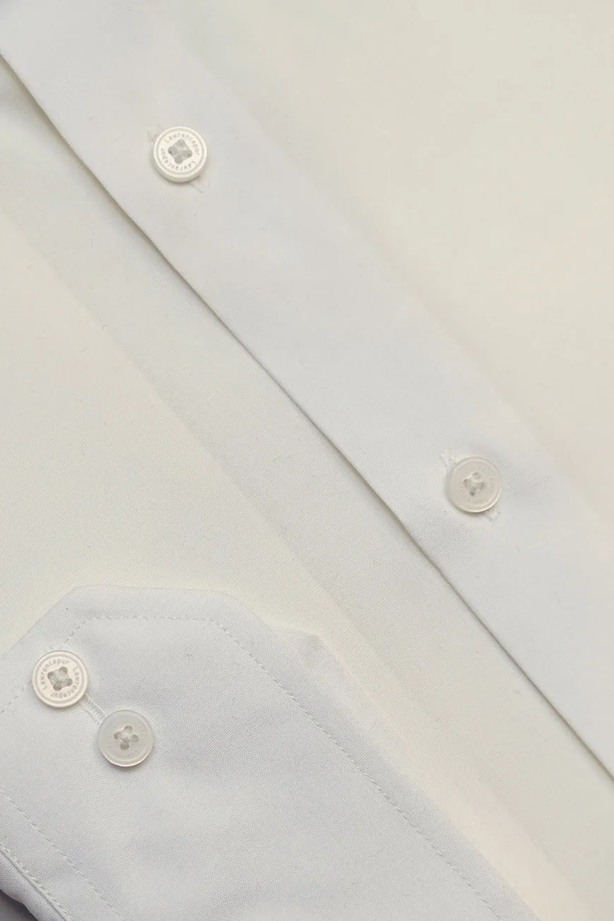 Formal Shirt - Summer Prime Off White Plain