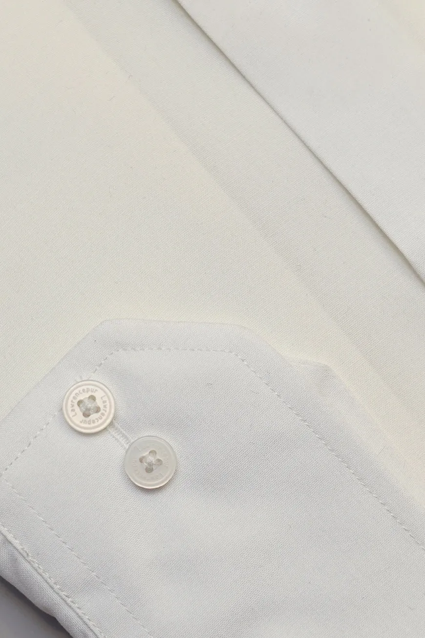 Formal Shirt - Summer Prime Off White Plain