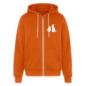 Hallloween Costume Dog & Cat Bella   Canvas Unisex Full Zip Hoodie