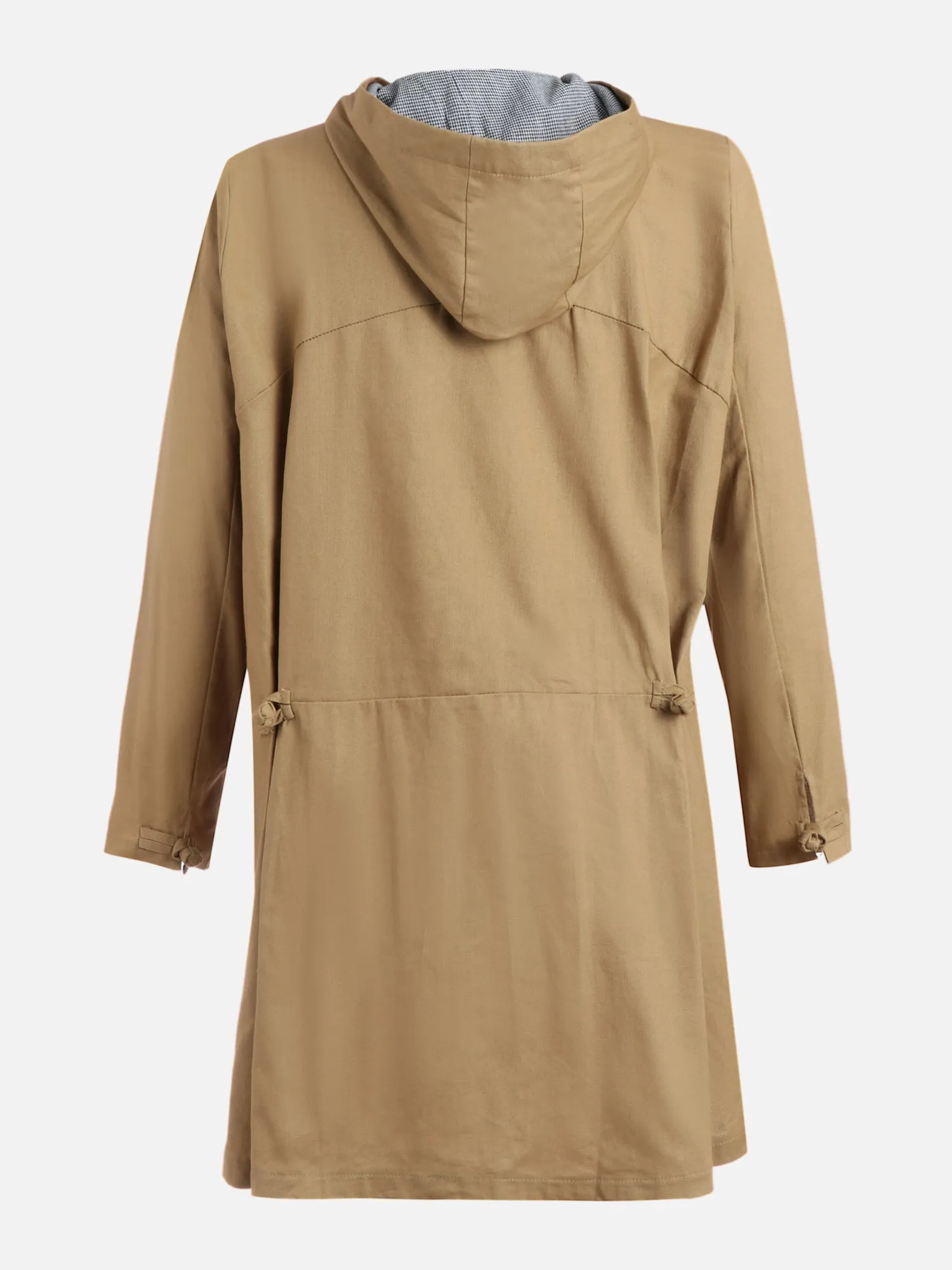 Hooded Oversized Windbreaker Trench Coat