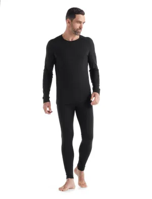 Icebreaker Mens 200 Oasis Merino Thermal Top, Black