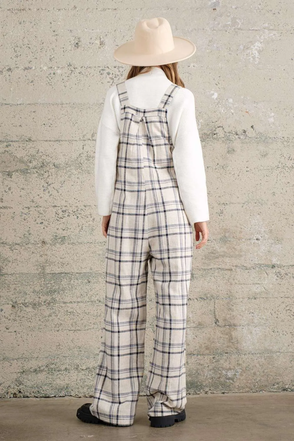 Jenson Plaid Overalls