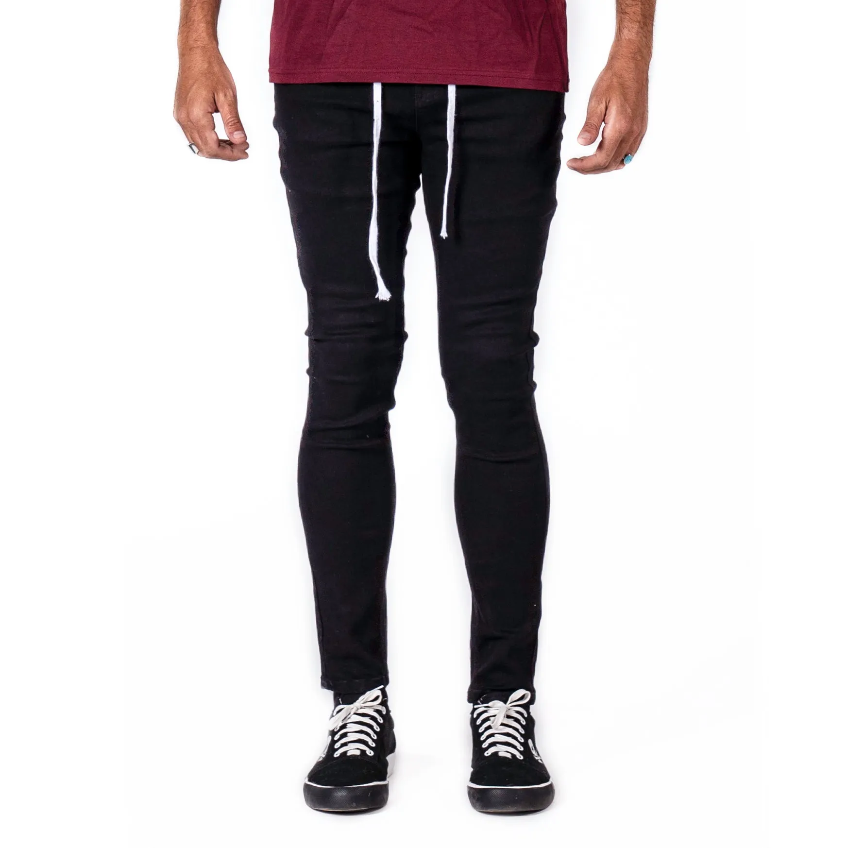 Jet Black - Denim Pants