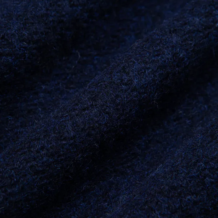 Junction Wool Fleece Sweatshirt - Midnight Blue