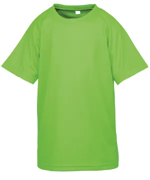 Junior performance aircool tee | Lime