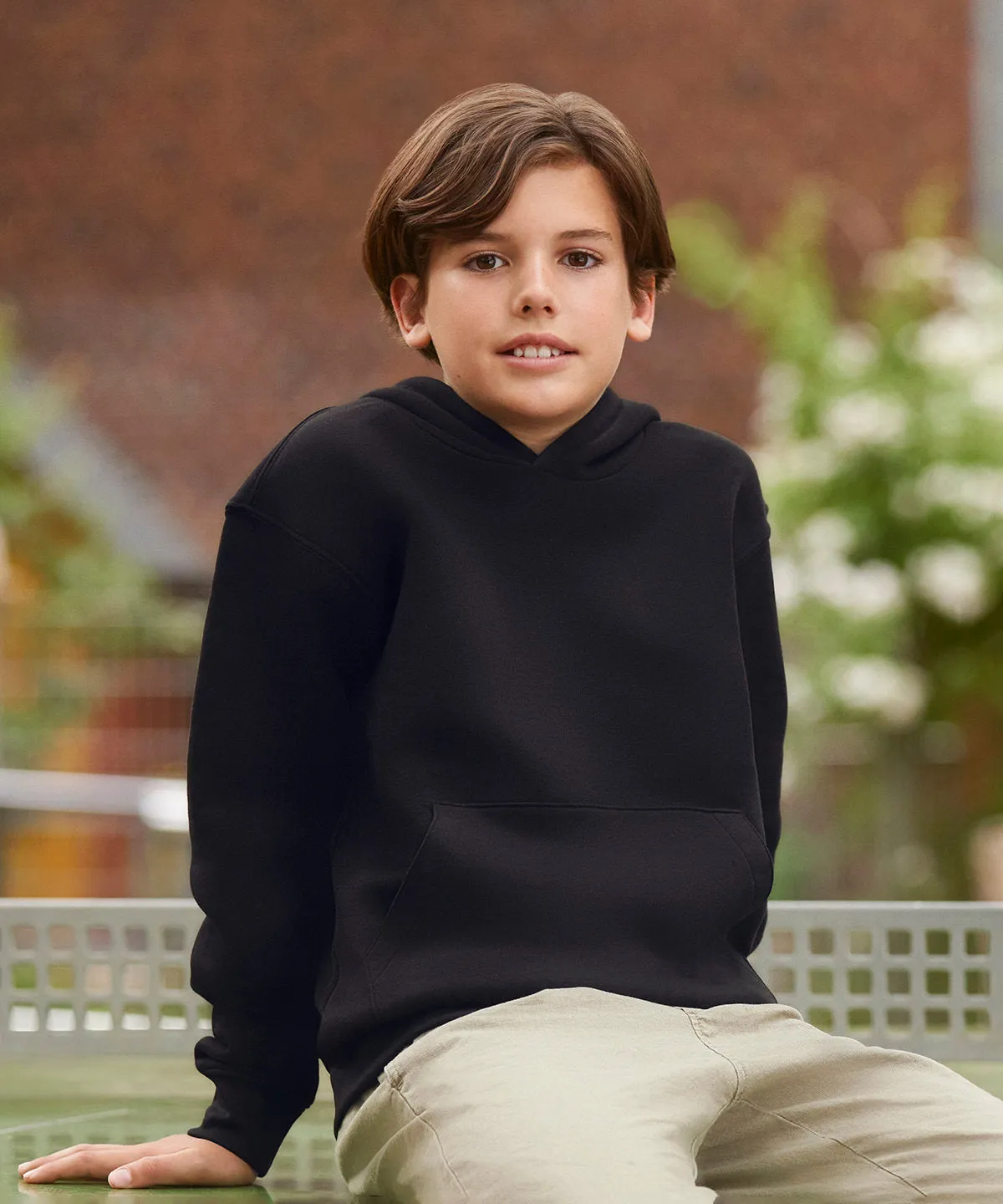 Kids authentic hooded sweatshirt | Black