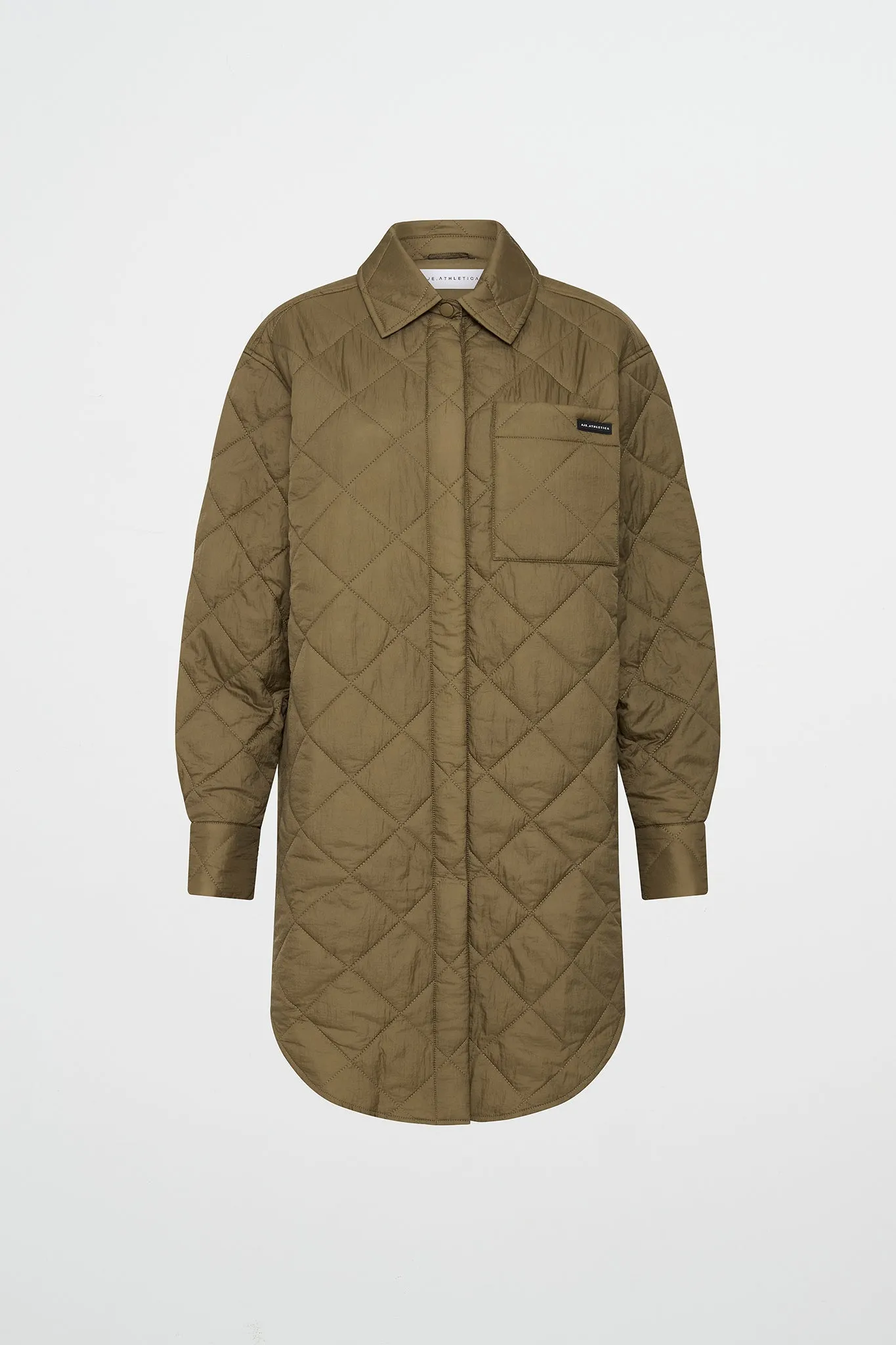 Longline Quilted Jacket 787