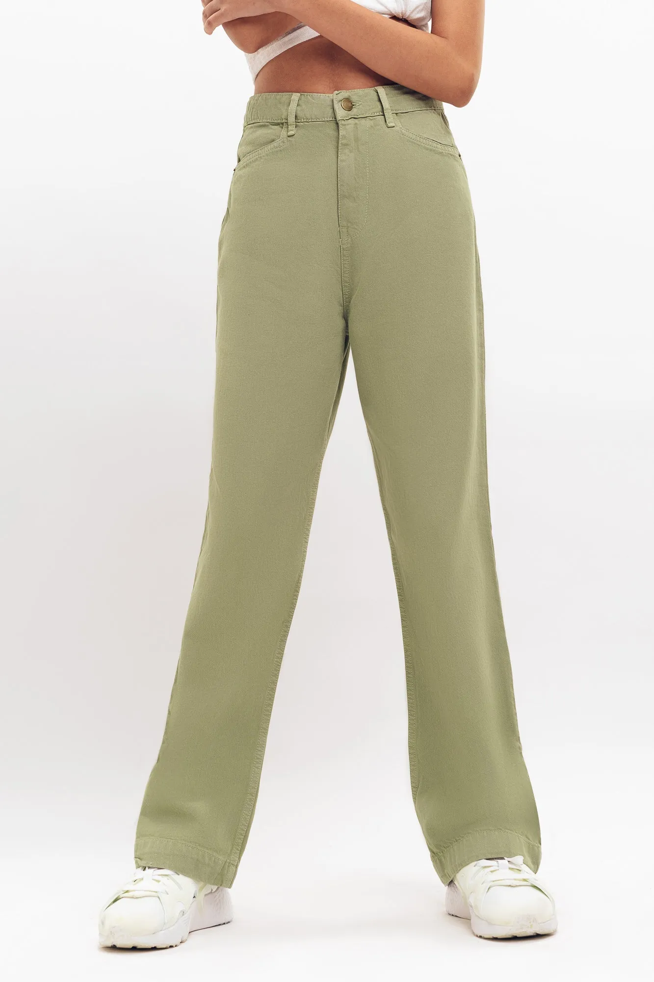 Meadow Sage Straight Jeans