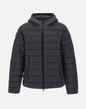 Men's Black Hooded Down Jacket