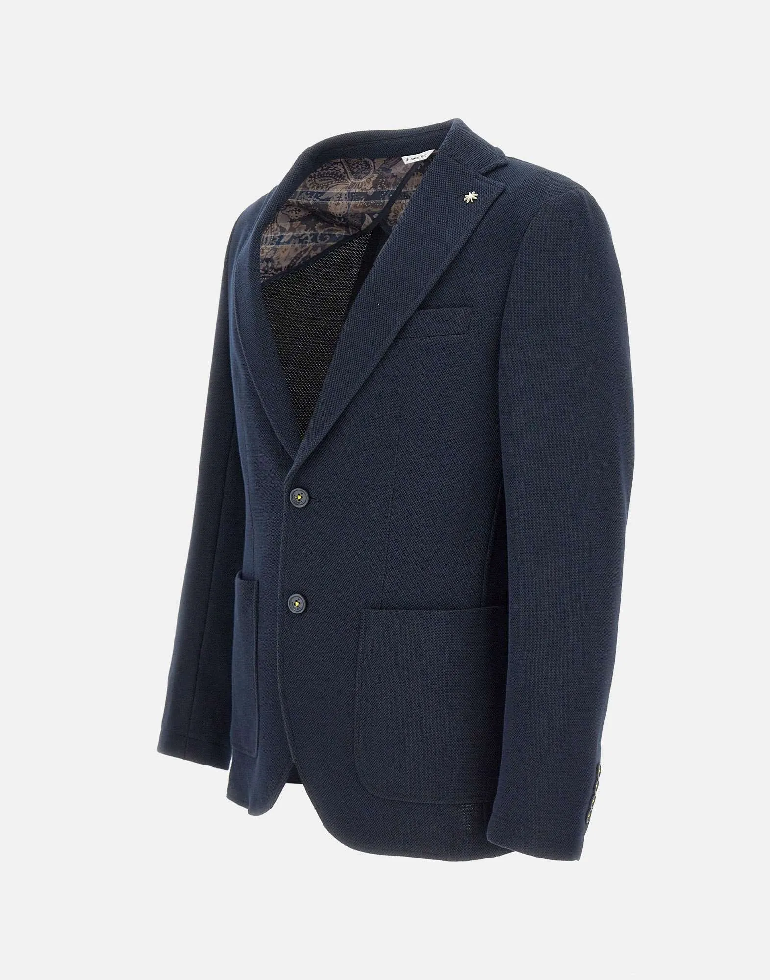 Men's Cotton Blend Blue Blazer