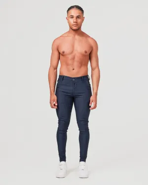 Navy Stretch Chino Pants