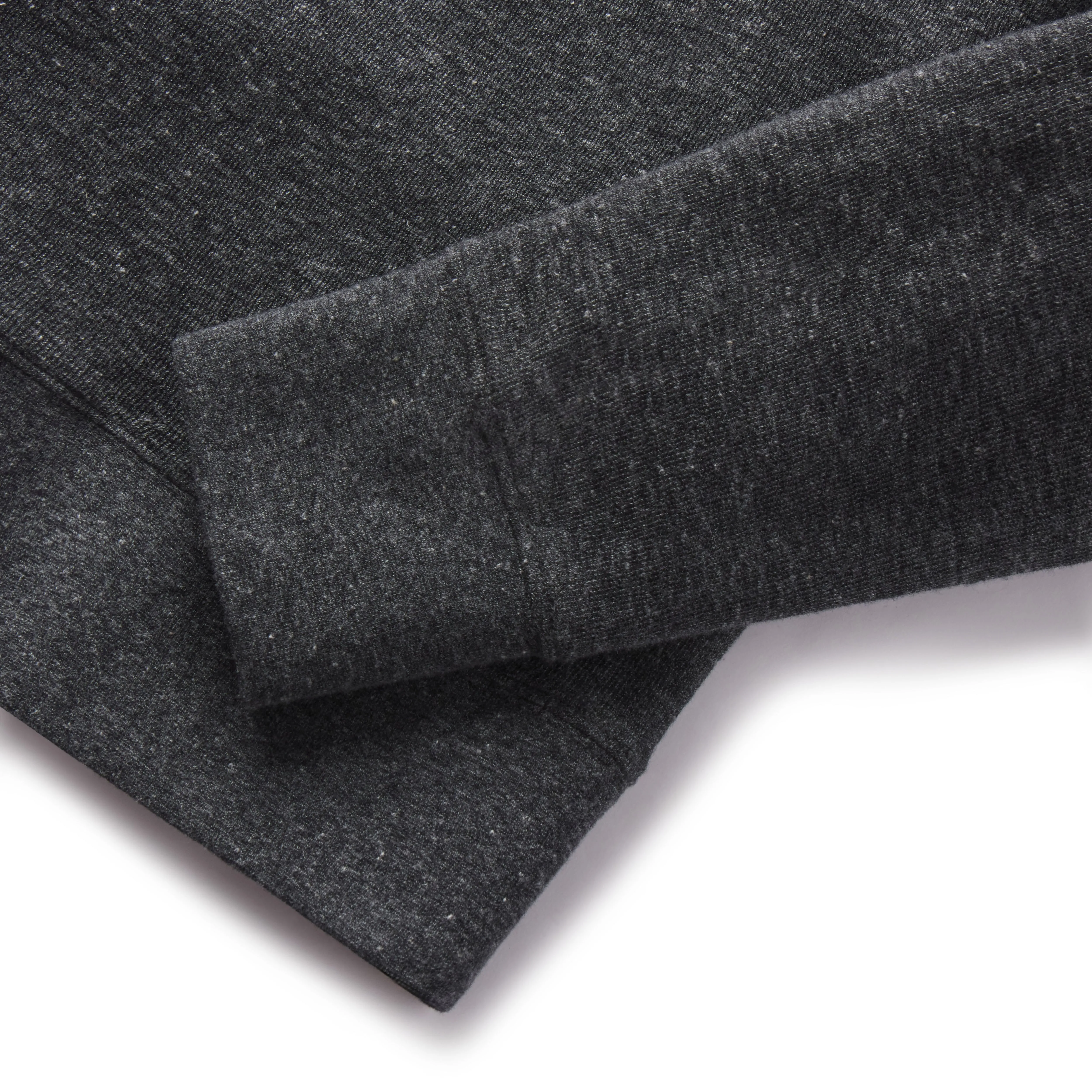 New Windsor Double Cloth 1/4 Zip Mock - Charcoal Heather