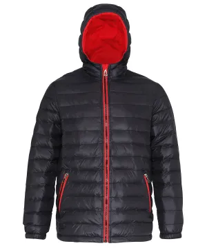 Padded jacket | Black/Red