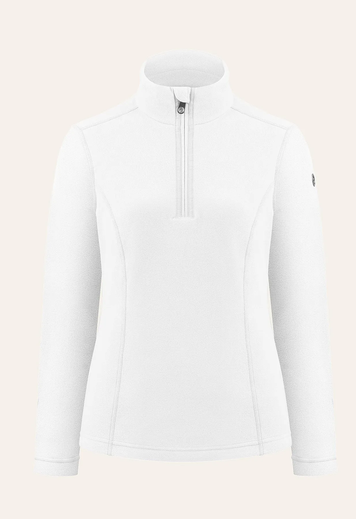 Poivre Blanc Micro Fleece Sweater in White