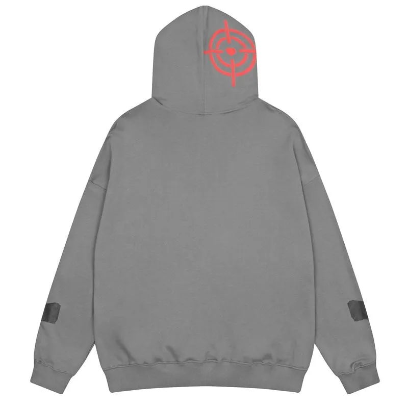 'Public Ennemy' Zip Up Hoodie