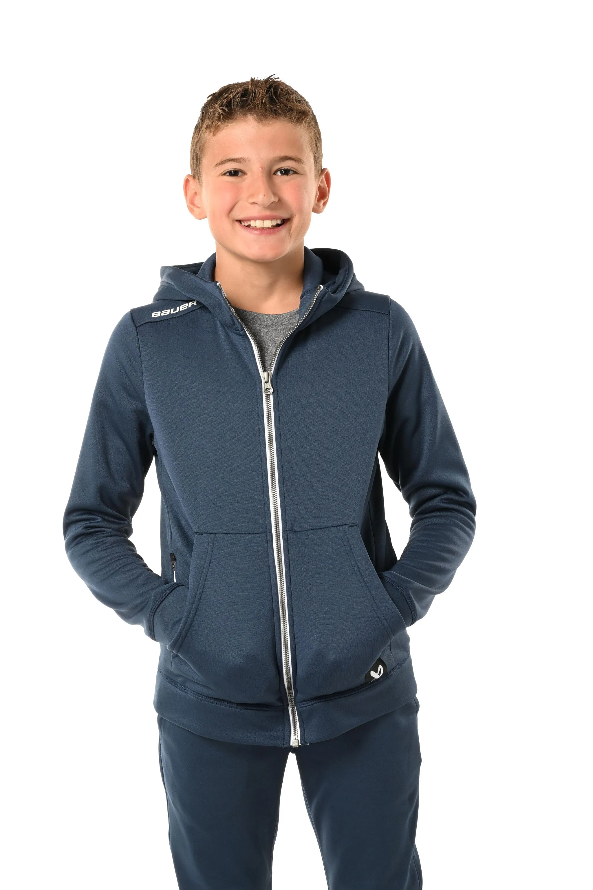 S23 Bauer Team Fleece Youth Zip Hoody