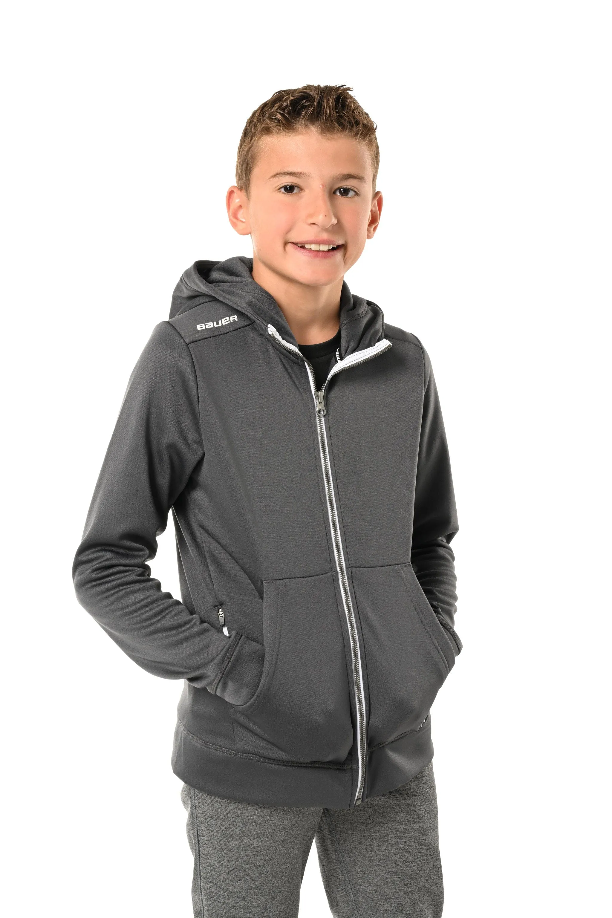 S23 Bauer Team Fleece Youth Zip Hoody