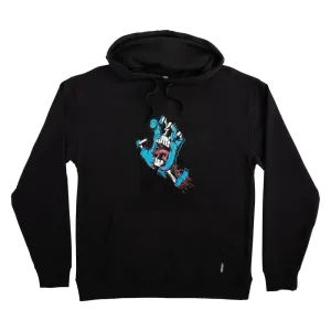 Santa Cruz Torn Hand Mens Hoodie - BLACK