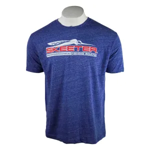 Skeeter Melange Jersey Tee - Royal