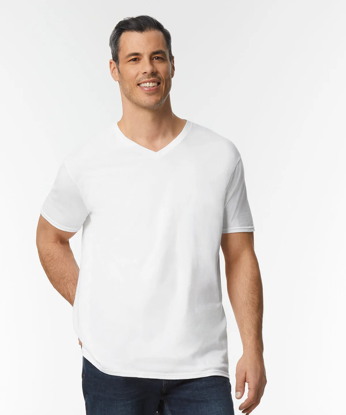 Softstyle v-neck t-shirt | Navy