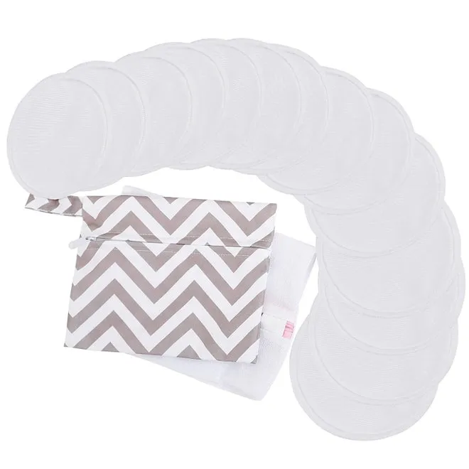 Soothe Reusable Nursing Pads - Soft White